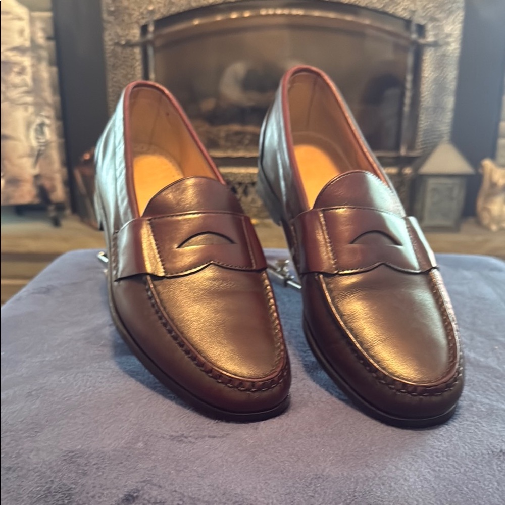 Classic Brown Allen Edmonds Cordovon Leather Loafers